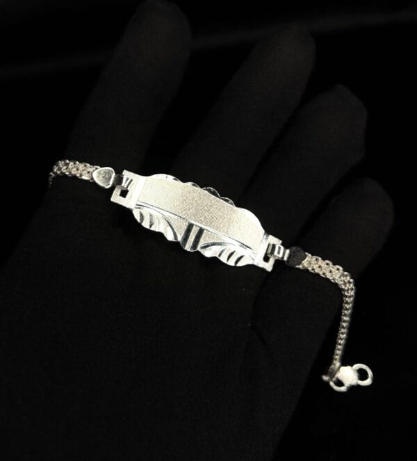 Classic Silver Shield Rakhi