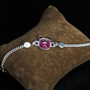 Cute Teddy Face Kids Rakhi