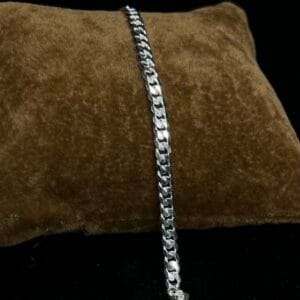 Men's Slim Curb Chain Bracelet