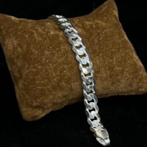 Classic Silver Cuban Link Bracelet