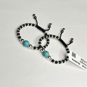 Silver & Turquoise Baby Nazariya