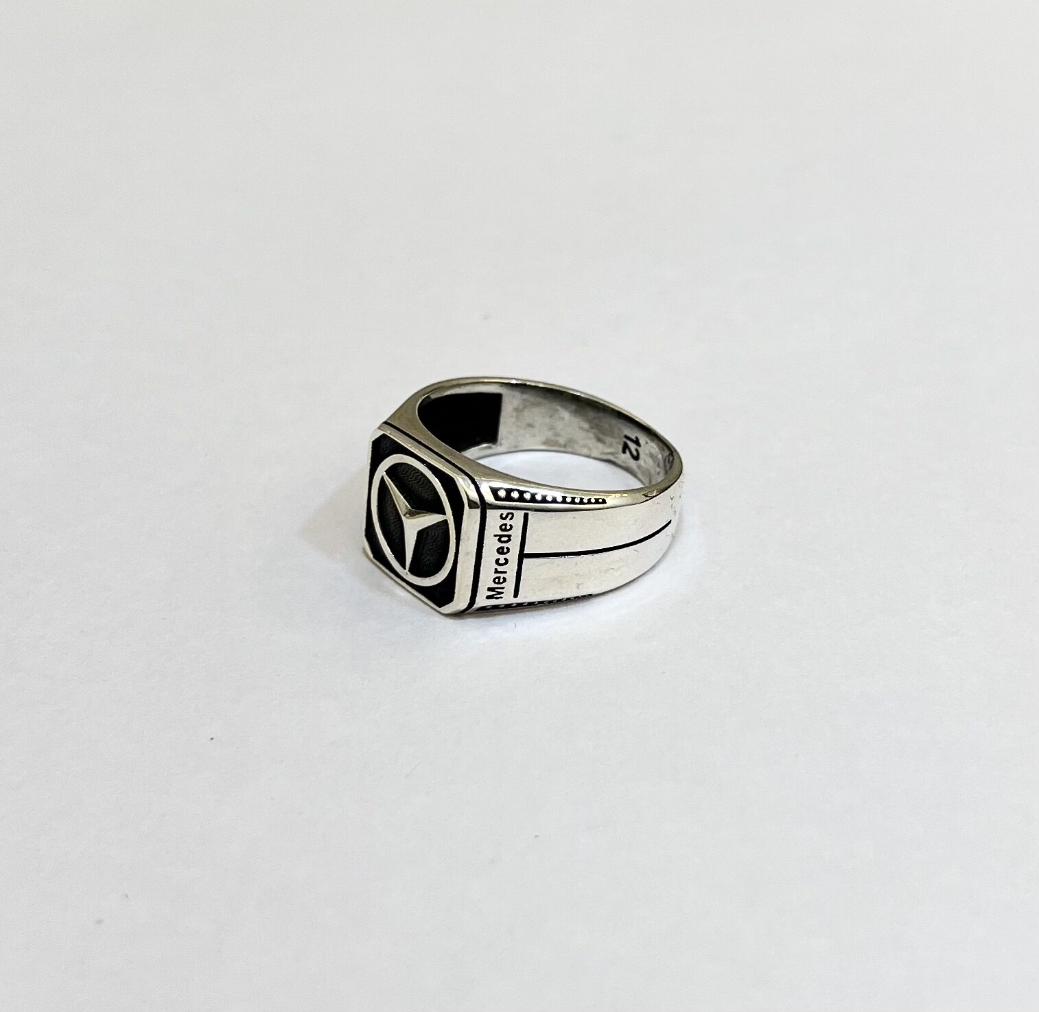 Velocity Black Signet Ring