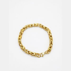 gold plated byzantine king bracelet
