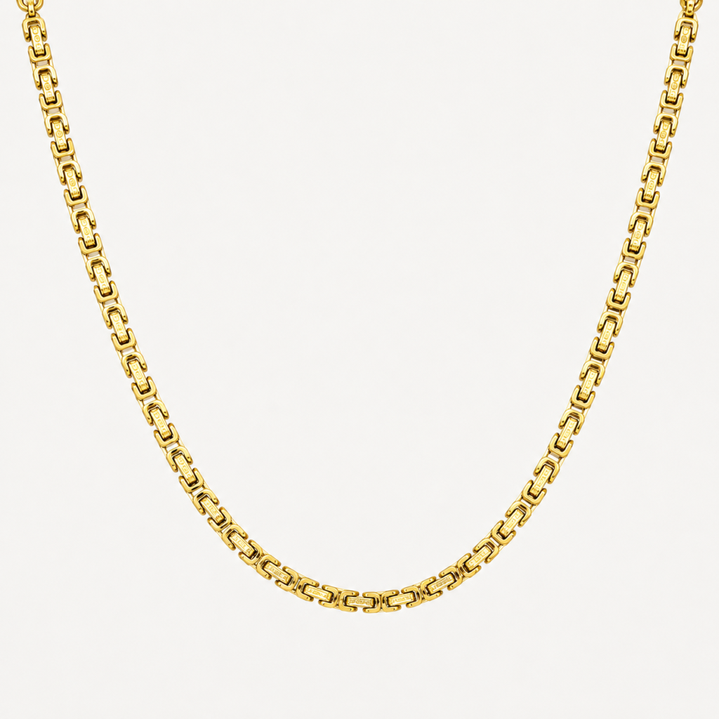 Gold-Plated Byzantine King Chain