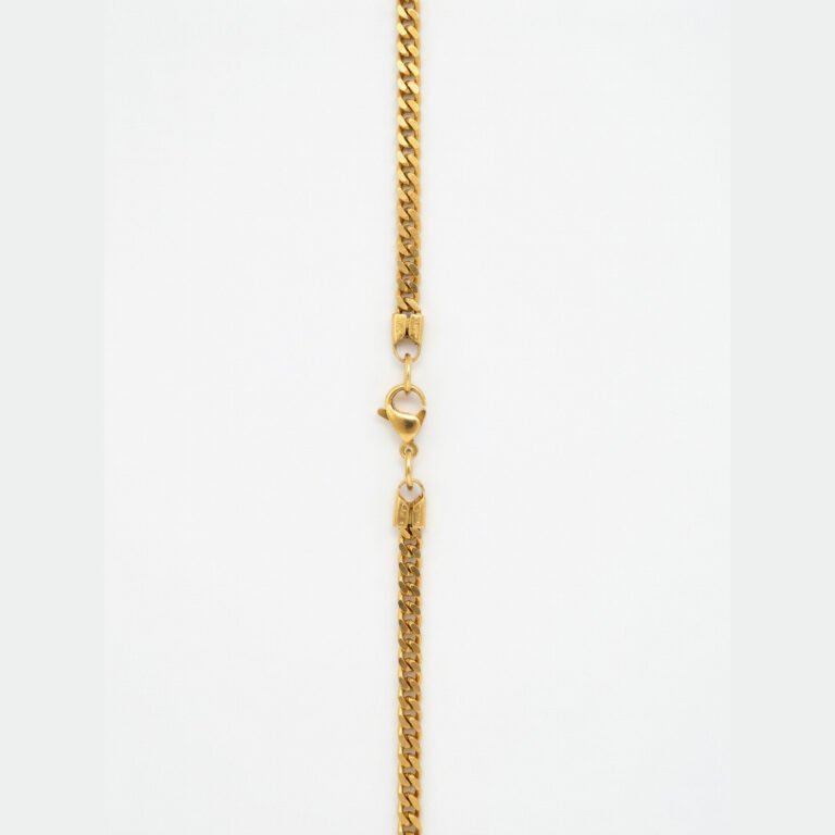 gold plated classic curb chain