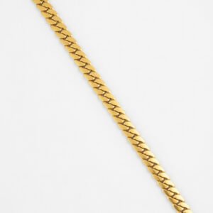 gold plated cuban curb chain