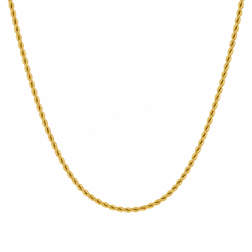 Gold-Plated Rope Chain