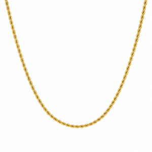 gold plated rope chain