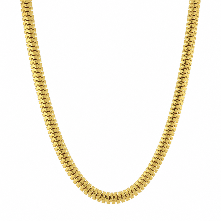 gold plated watch link chain