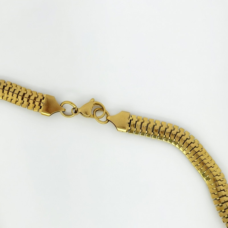 Gold-Plated Watch-Link Chain