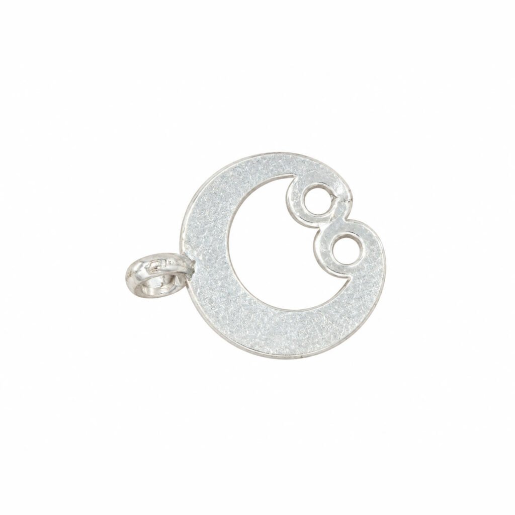 Silver Cancer (Kark Rashi) Pendant