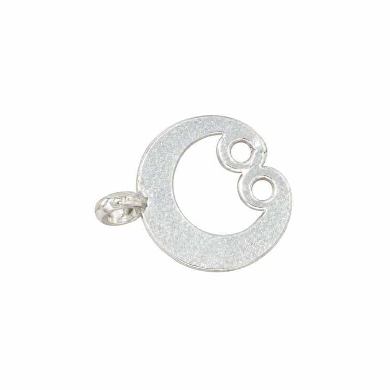 Silver Cancer (Kark Rashi) Pendant