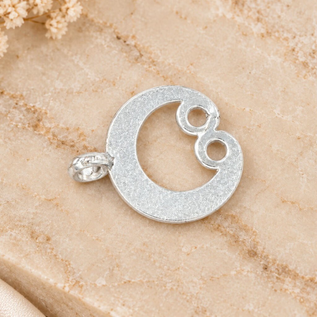 Silver Cancer (Kark Rashi) Pendant