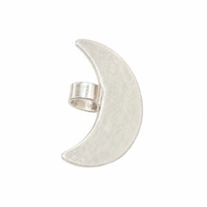 Silver Crescent Moon Ring