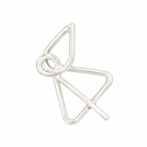 Silver Wire-Frame Pendant